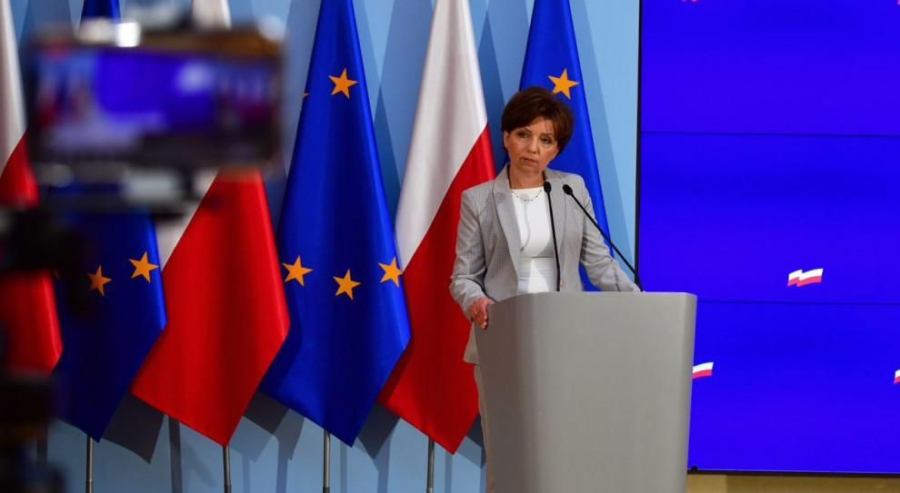 Marlena Maląg (fot. twitter.com/MarlenaMalag) Maląg: Wypłaty 14. emerytur w czwartym kwartale 2021 r.