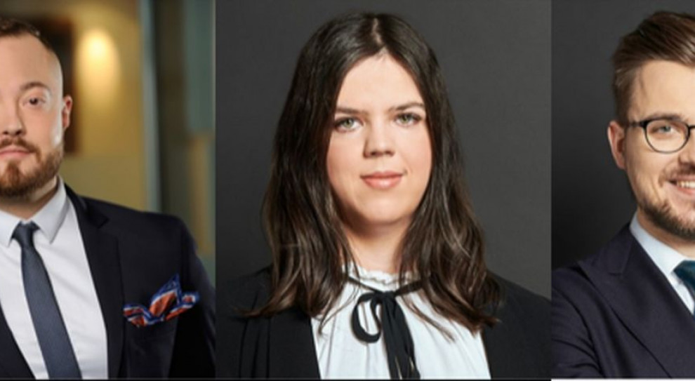 Do zespołu Energy & Utilities kancelarii Bird & Bird dołączyli Grzegorz Pizoń, Joanna Perzyna i Łukasz Bondaruk (Fot. mat. Bird & Bird). Kancelaria Bird & Bird wzmacnia się w energetyce