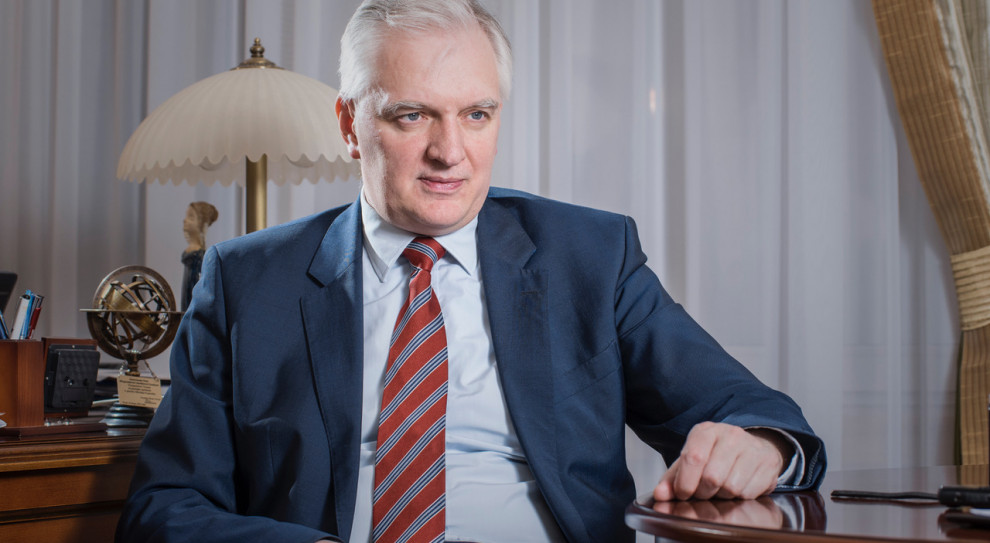 Jarosław Gowin (fot. PTWP) Dane o bezrobociu to argument za przyspieszeniem rozmrażania branż