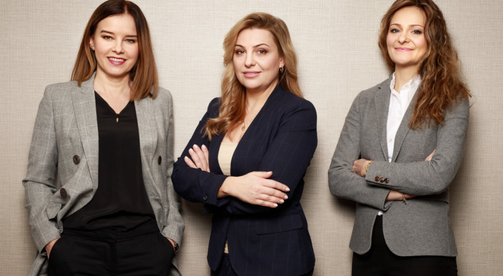 Na zdjęciu od lewej: Danuta Dzierżak, Magdalena Kostjan, Kamila Pruk (fot. 7R) Pruk, Kostjan i Dzierżak dołączyły do 7R