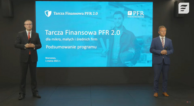 Pomoc z Tarczy PFR 2.0. dostanie ok. 5 proc. wszystkich firm w Polsce (fot. twitter.com/Grupa_PFR) Borys: Wypłaty w ramach Tarczy PFR 2.0 wyniosą ok. 7 mld zł