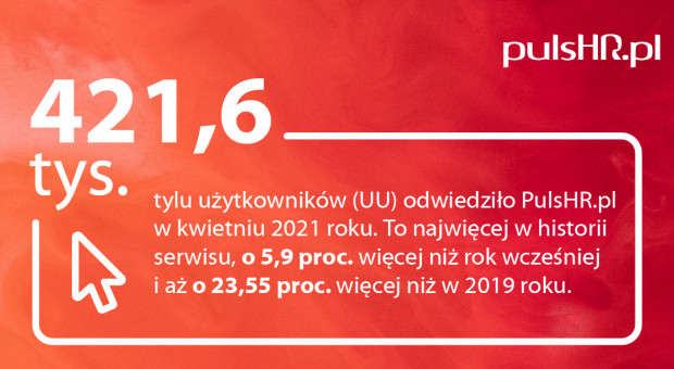 Kwiecień był dla portalu PulsHR.pl rekordowy PulsHR.pl popularny jak nigdy wcześniej. Za nami najlepszy miesiąc w historii