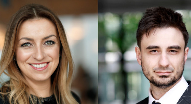 Agnieszka Krzekotowska oraz Bartosz Jankowski dołączyli do zarządów dwóch spółek (fot. mat. pras.) Colliers wprowadza zmiany w zarządzie