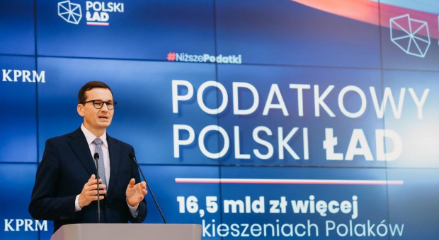 Premier Mateusz Morawiecki ogłosił przyjęcie Polskiego Ładu (fot. Twitter/ Ministerstwo Finansów) Oni najbardziej skorzystają na zmianach podatkowych w Polskim Ładzie