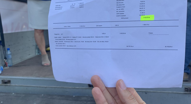 (Fot. twitter.com/protestmedykow) 6500 zł miesięcznie dla pielęgniarki? Szefowa OZZPIP pokazała pasek z wypłaty
