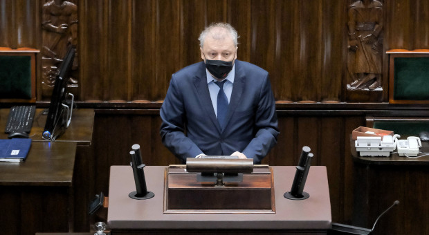 Wiceminister finansów Sebastian Skuza (Fot. PAP/Mateusz Marek) Polski Ład to dodatkowe 7 mld zł na służbę zdrowia