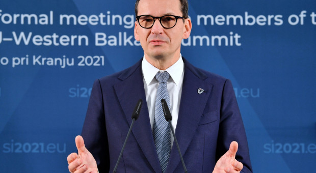 Premier Mateusz Morawiecki wystosował list do studentów ASP. (fot. PAP/Radek Pietruszka) Katowicka Akademia Sztuk Pięknych rozpoczęła rok akademicki