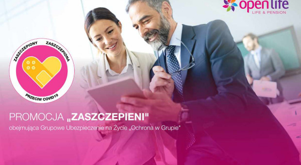 Fot. Open Life Ubezpieczenie Open Life z unikatową Promocją „Zaszczepieni”