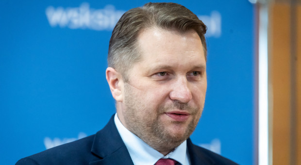 Minister edukacji i nauki Przemysław Czarnek (fot. PAP/Tytus Żmijewski) Pięć uczelni przystąpiło do Lubelskiej Unii Cyfrowej