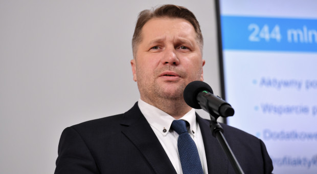 Minister edukacji i nauki Przemysław Czarnek (fot. PAP/Piotr Nowak) Instytuty sieci Łukasiewicz dostaną 100 mln zł