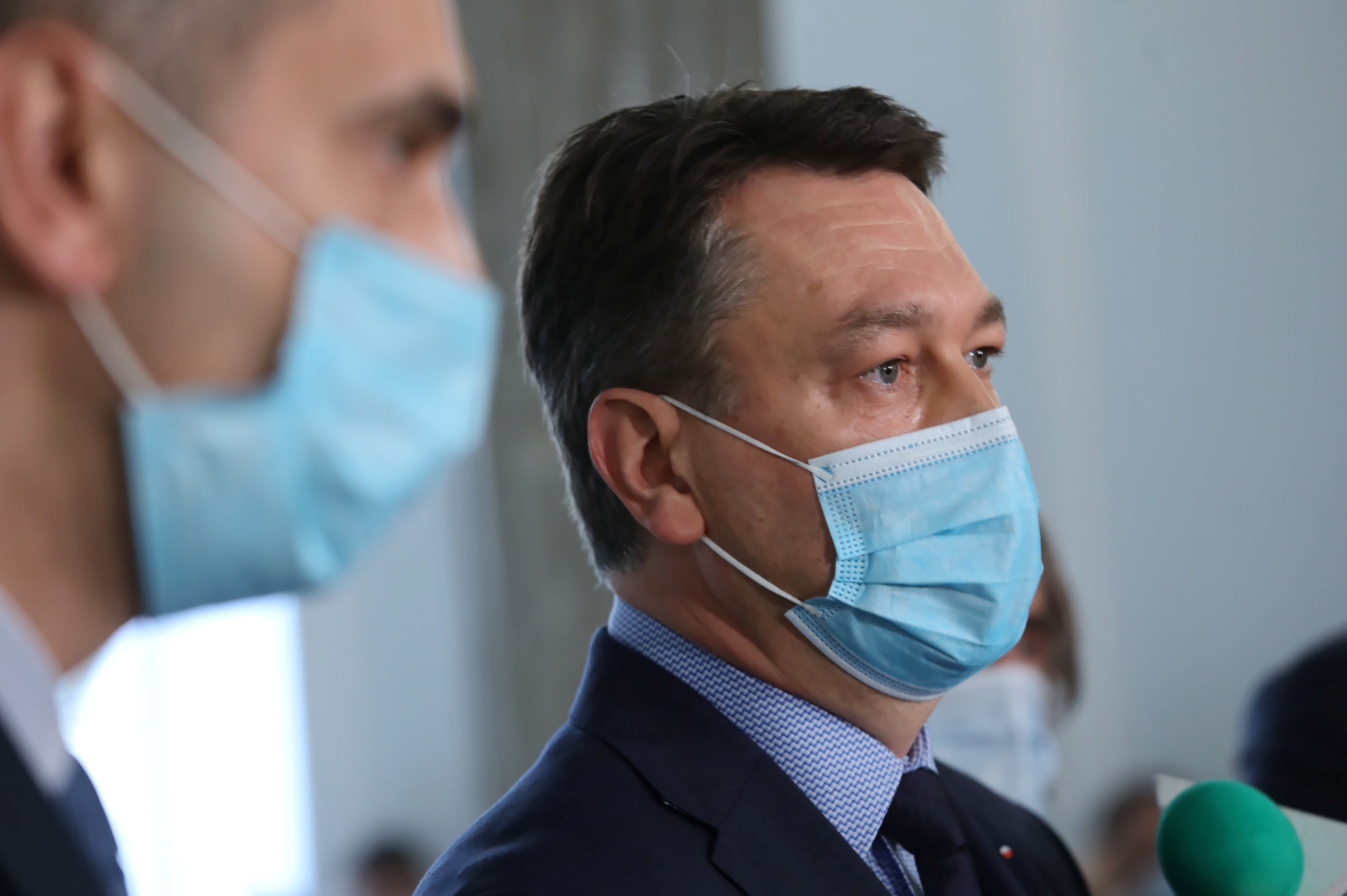 Szef senackiego klubu PiS Marek Martynowski (fot. PAP/ Tomasz Gzell)
