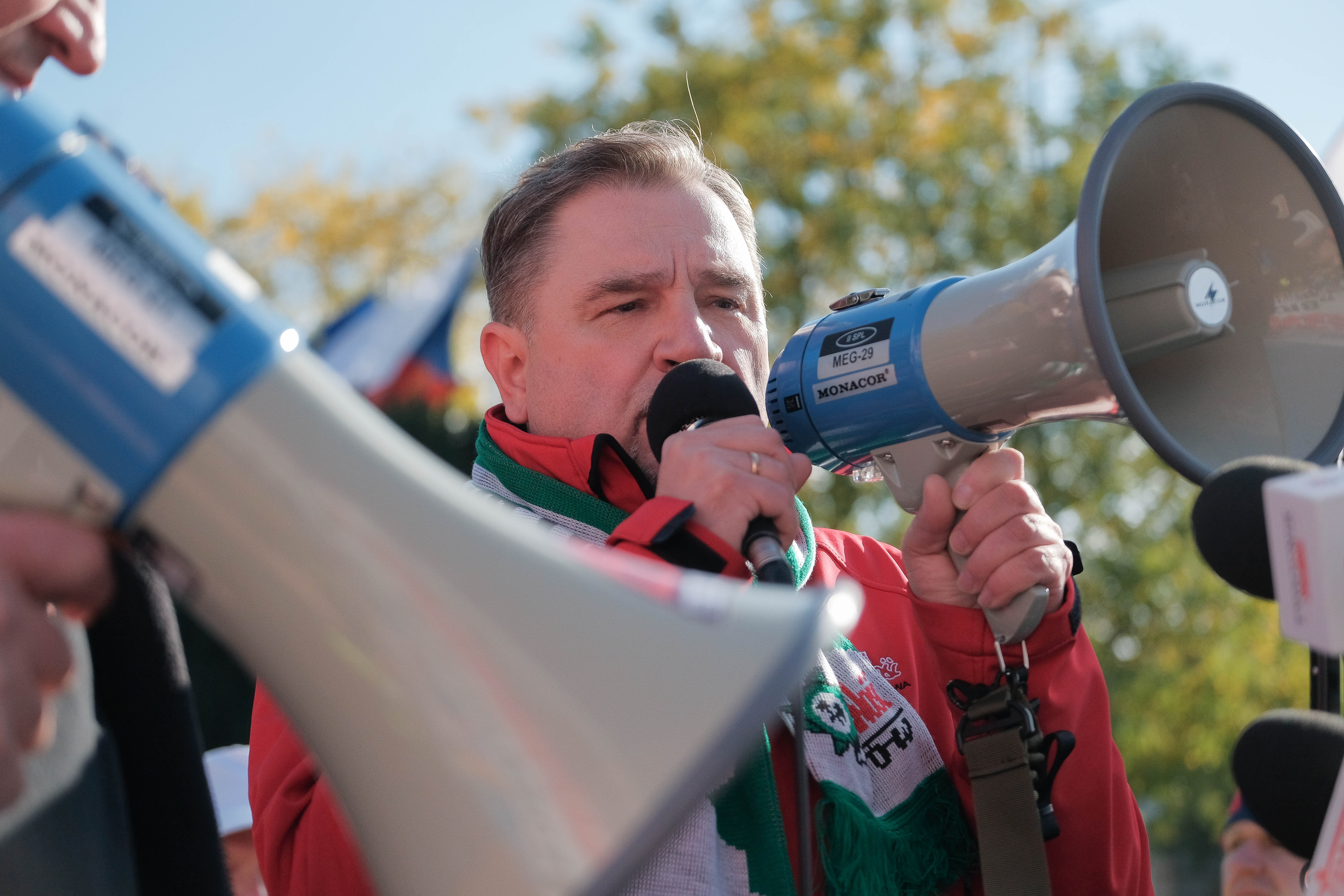 Piotr Duda, szef NSZZ (fot. PAP/Mateusz Marek)