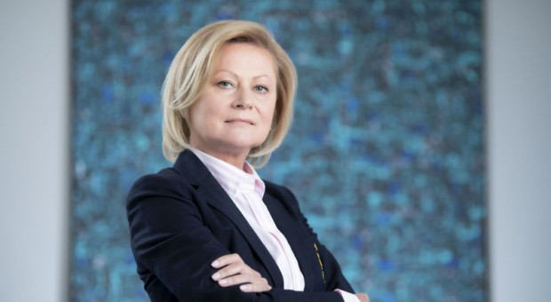 Renata Juszkiewicz, prezes Polskiej Organizacji Handlu i Dystrybucji. (Fot. https://twitter.com/ren_juszkiewicz) Protest pracowników handlu. Jaka jest odpowiedź POHID?