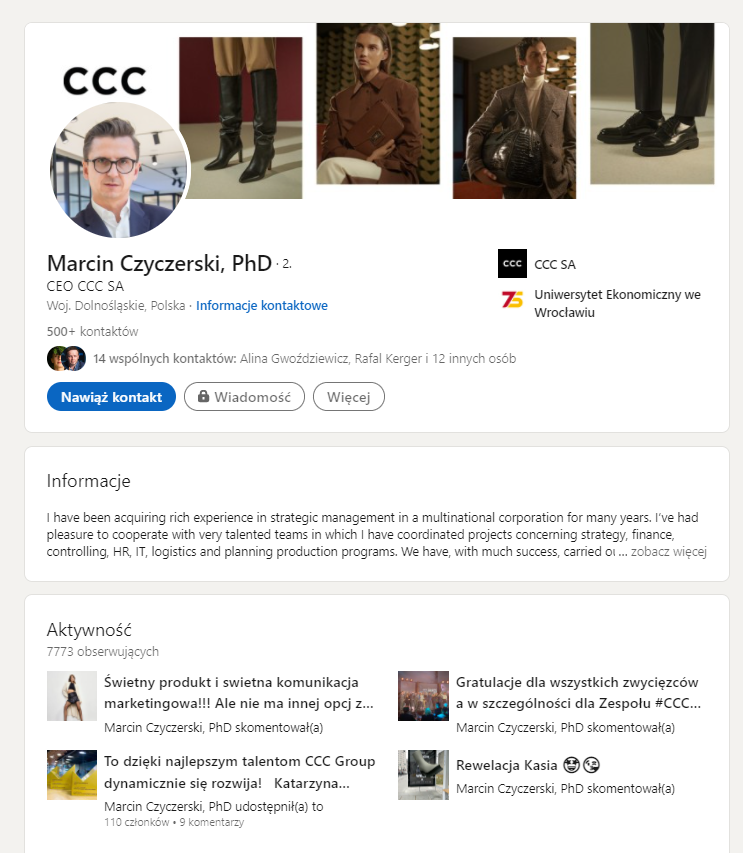 Grafika: LinkedIn/Marcin Czyczerski