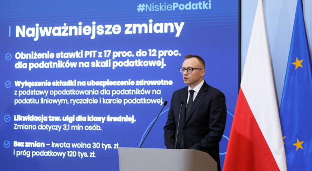Wiceminister finansów Artur Soboń (fot. PAP/Paweł Supernak) Kwotę wolną od podatku będzie można podzielić między różne miejsca pracy