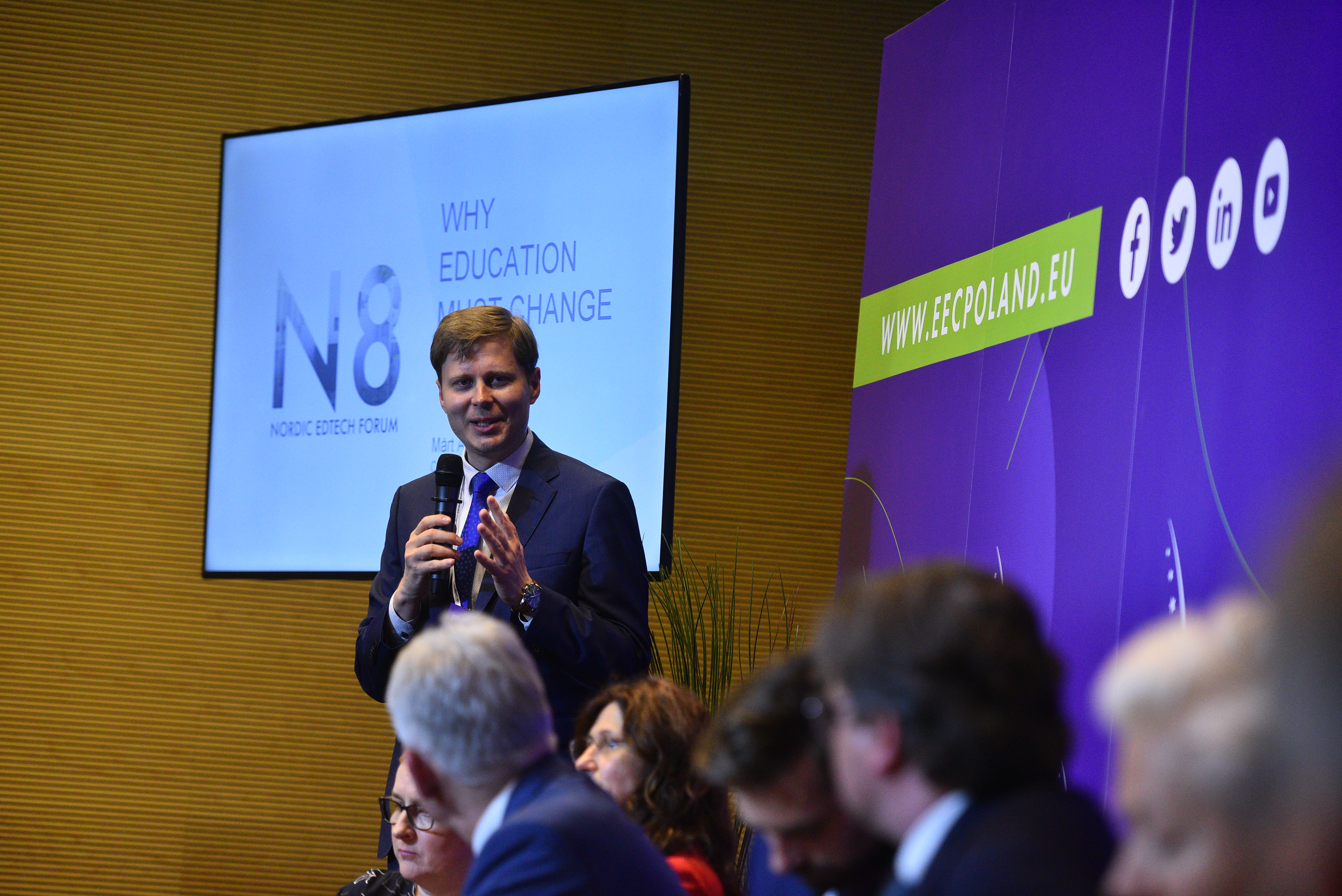 Märt Aro, chairman of the board of Nordic EdTech Forum