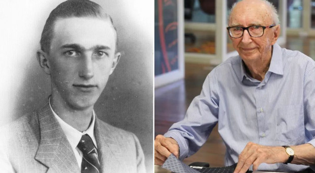 Walter Orthmann z Brazylii, który w tym roku świętował 100 urodziny, pobił rekord Guinnessa - pracuje w tej samej firmie od ponad 84 lat (Fot. Guinness World Records/Twitter) Pobił rekord Guinnessa. Pracował w jednej firmie ponad 84 lata