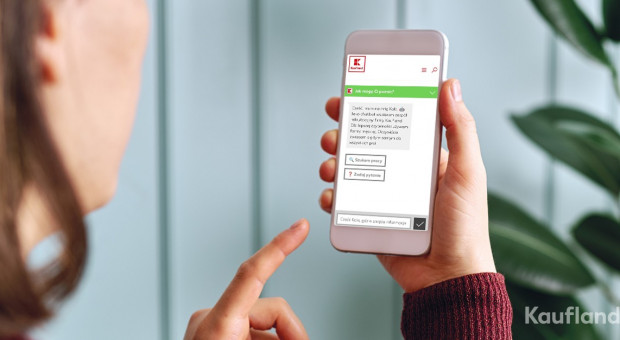 Chatbot działa w Polsce w oparciu o rozumienie tekstu „natural language processing” w dwóch obszarach (fot. mat. pras.) Kaufland przyspiesza proces rekrutacji i stawia na chatbota