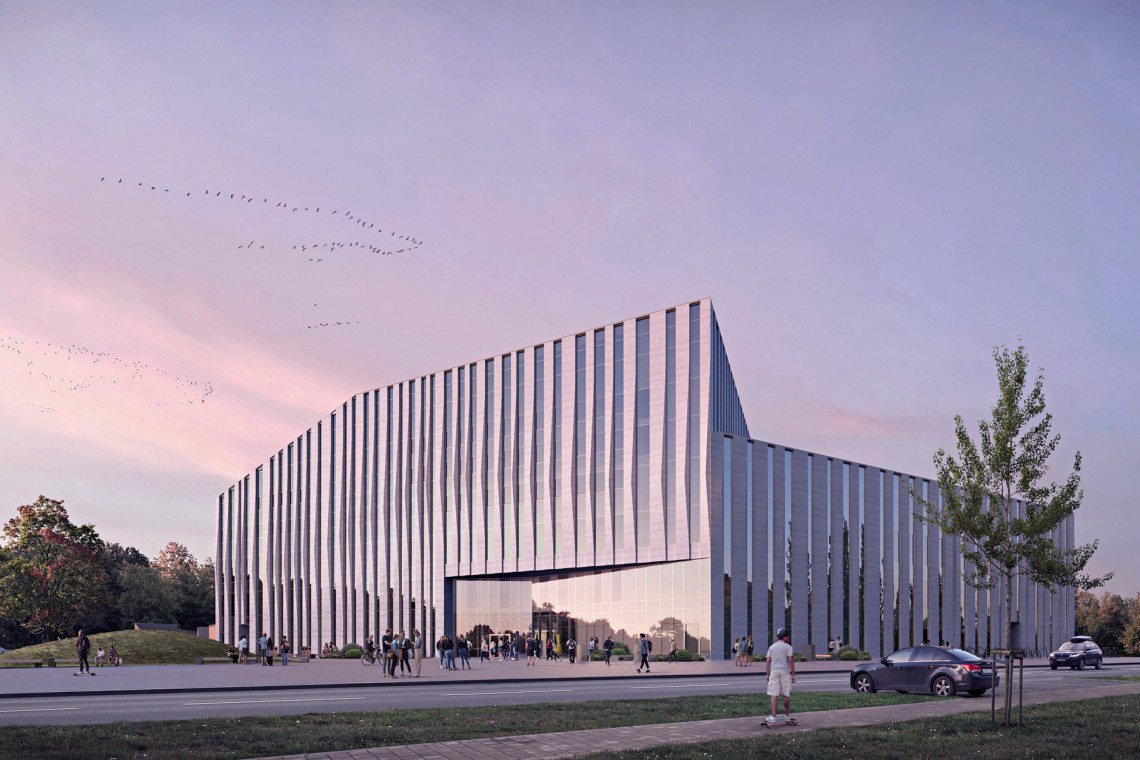 Tak będzie wyglądał kampus Akademii Muzycznej w Bydgoszczy (fot. Plus3 Architekci)