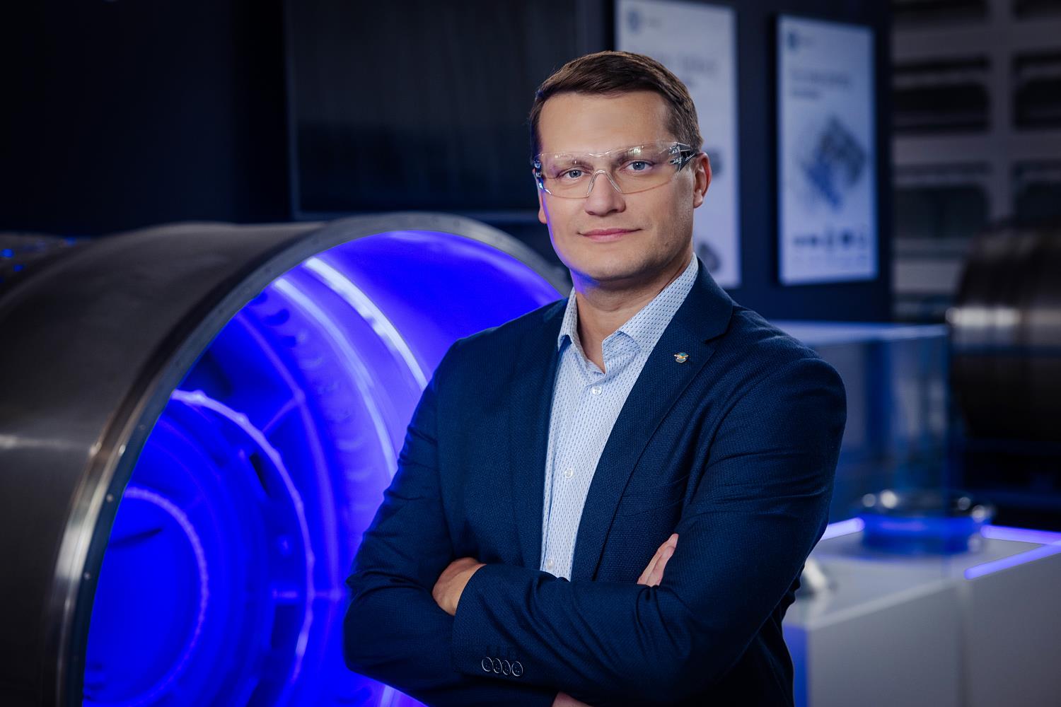 Marcin Samolej, wiceprezes zarządu ds. operacyjnych, dyrektor generalny Pratt & Whitney Rzeszów Fot. PWR
