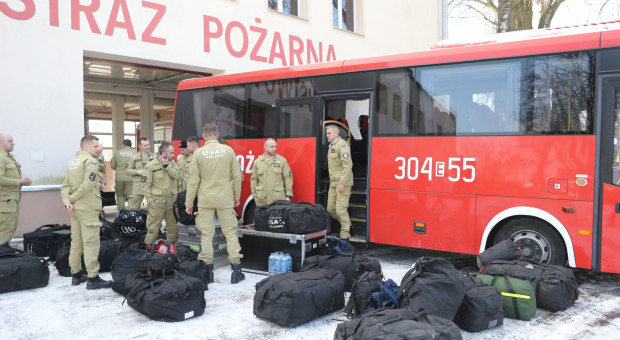 Polscy strażacy jadą pomagać ofiarom trzęsienia ziemi w Turcji