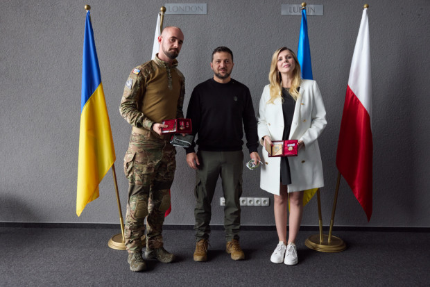 Dziennikarka i medyk z Polski odznaczeni przez prezydenta Zełenskiego