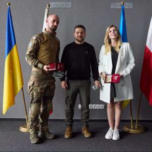Dziennikarka i medyk z Polski odznaczeni przez prezydenta Zełenskiego