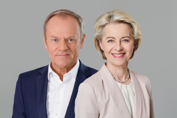 Donald Tusk i Ursula von der Leyen przyjadą do Katowic