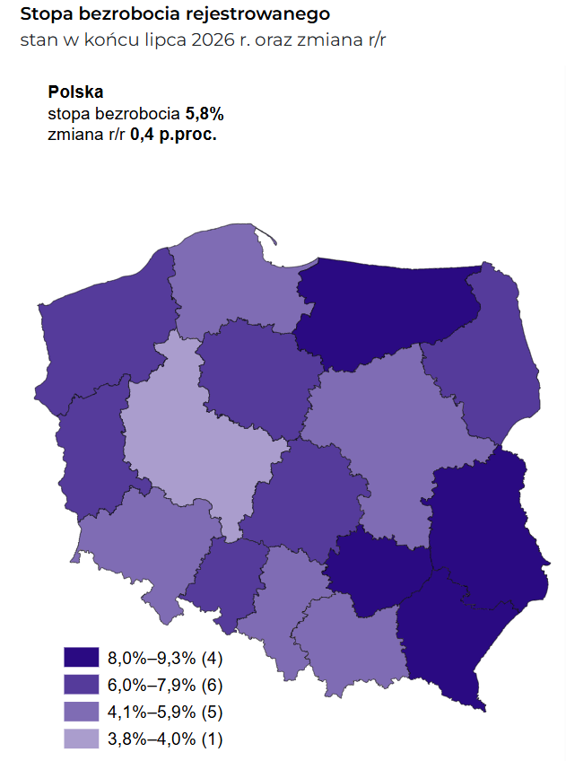 Screen - Sytuacja społeczno-gospodarcza kraj - dane GUS Fot. Materiały prasowe / GUS